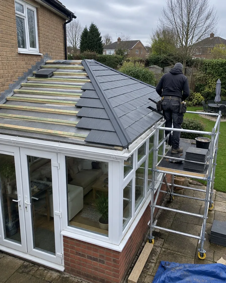 Conservatory roof replacement in Barnstaple